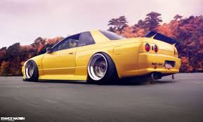 R32 Skyline Stanced Nissan Skyline Gtr Car R32 Gtr