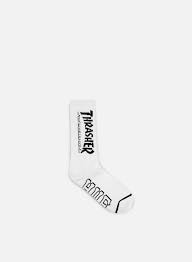 3 pairs brand new no tag mens champion retro logo now show socks. Huf Thrasher Logo Crew Socks Men White Graffitishop