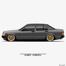 190 W201 Mercedes W201 W124 Car Illustration Bmw Art Mercedes 190