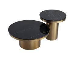 Marquina Black Marble And Brass Coffee Table In 2020 Coffee Table Round Coffee Table Brass Coffee Table