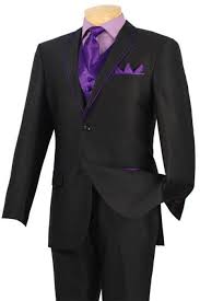 Black And Purple Tuxedo 2 Button Tuxedos For Men Mens Two Button Suits Tuxedo For Men Purple Suits Big And Tall Mens Suits