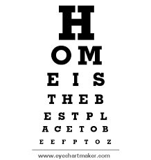 make your own eye chart say whatever you want project