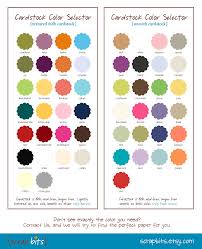 Scrap Tid Bits Cardstock Color Selector