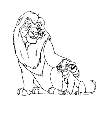 If your kids are into lions, they may also like my recent cheetah coloring pages. Simba And His Father Mufasa In The Lion King Movie Coloring Page Color Luna
