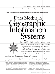 Data Models In Geographic Information Systems Communications Of The Acm