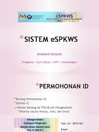 Laman facebook rasmi kementerian pendidikan malaysia (kpm). Slide Powerpoint Sistem Espkws Peranan Pelulus Pptx