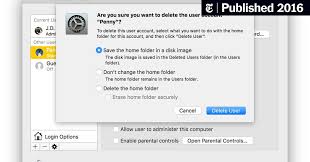 If you wish to uninstall software that comes with a controller (i.e. Deleting User Accounts On A Mac The New York Times