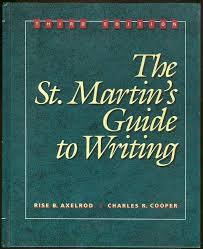 The book came in a few days and was a decent read. St Martin S Guide To Writing
