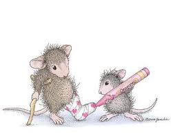 House Mouse Having It S Cast Signed House Mouse Stamps House Mouse Cute Mouse