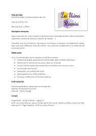 Fiche De Poste Commercial E Par Cecile Remy Fichier Pdf