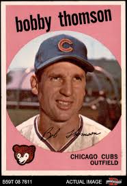 1959 Topps #429 Bob Bobby Thomson
