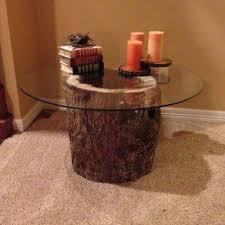 Hollow Log Side Table By Kelly Anderson Log Coffee Table Coffee Table Round Glass Coffee Table