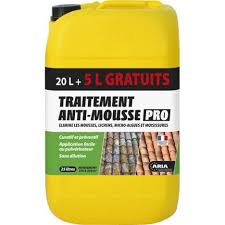 Check spelling or type a new query. Traitement Anti Mousse Aria 20 5l Gratuit Anti Mousse Toiture Mousse Produit Nettoyant
