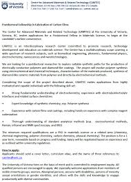 These templates provide superb examples of how to structure such a letter, and also consist of example content to function… Chemical Institute Of Canada Materials Division The Center For Advanced Materials And Related Technology Camtec At The University Of Victoria Has A Postdoc Position Available Facebook