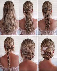 Simple And Pretty Diy Updo Braided Hairstyle Tutorials For Wedding Guest Updo Hairstyles Tutorials Braided Hairstyles For Wedding Bridesmaid Hair Updo