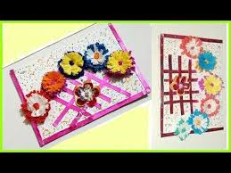 The following ideas are just suggestions on how i created my cards. How To Make New Year Greeting Card Easy To Make Handmade Greeting Card Youtube Greeting Cards Handmade Simple Cards Handmade How To Make Greetings