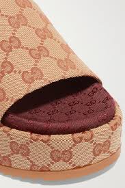 Gg blooms supreme slide sandals. Gucci Original Gg Canvas Slides Save 4 Lyst