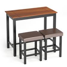 Maybe you would like to learn more about one of these? Generic 3 Piece Pub Table Set Counter Height Breakfast Dining Table W Stools Kitchen Home Furniture