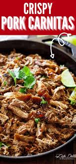 Smoked baked beans a great side dish to go with pulled pork sandwiches and tacos. Crispy Pork Carnitas Pork Carnitas Recipe Pork Carnitas Pork Side Dishes