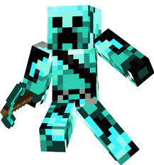 Diamond Creeper New Generation Minecraft Skins Minecraft Skins Cool Minecraft Skins Creeper