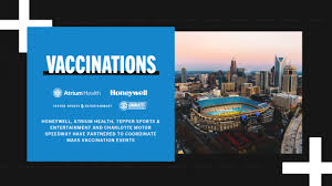 A good part of the light show is synchronized to christmas music (you tune in to. Honeywell Atrium Health Tepper Sports Entertainment And Charlotte Motor Speedway To Coordinate Mass Vaccination Events