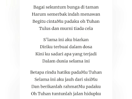 Ku mau bersyukur pada tuhan. Bagai Sekuntum Bunga Kasih Tuhan Yesus Kristus Istimewa