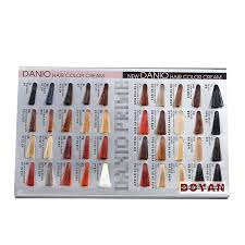 wholesale hair color chart swatch guide for aveda from m