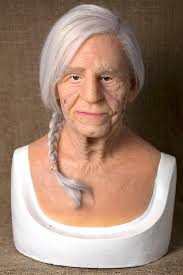 Latex Old Lady Mask