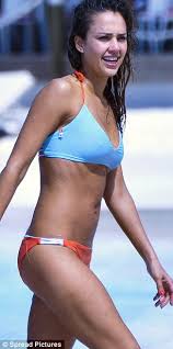 Jessica alba panties 575x480 image and much more on upicsz.com. Jessica Alba Slips Back In Her Into The Blue Bikini 8 Years On And Looks Better Than Ever Daily Mail Online