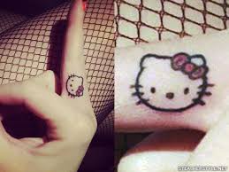 Hello kitty party favors girls sanrio stickers tattoos set 25 stickers 25+ craft. 10 Celebrity Hello Kitty Tattoos Steal Her Style
