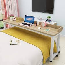 Komorebi Overbed Table With Wheels Rolling Bed Table Over The Bed Table Laptop Cart Laptop Desk Mobile Desk Compute In 2020 Bed Table Bed Table On Wheels Overbed Table