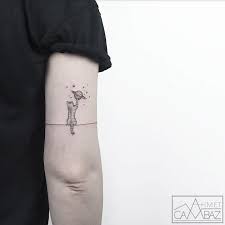 10 Cute And Minimal Tattoos By Former Turkish Cartoonist Dovme Inspiration Tattoos Sanatsal Dovmeler