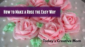 Our cake decorating ideas are also a great way to practice some more baking skills. Easy To Make Icing Roses Youtube