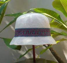 Crochet Pattern Tapestry Crochet Bucket Hat Pattern With Etsy In 2021 Crochet Hats Cotton Hat Pattern Crochet Bucket Hat