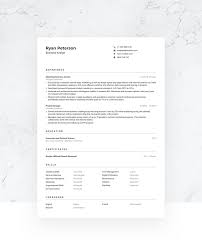 Easy to read and scan, this basic chronological resume has narrow margins, allowing plenty of. Free Ats Friendly Resume Templates Wozber