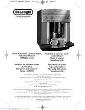 Preparing the machine please follow the instructions below. Delonghi Magnifica Eam3200 Series Manuals Manualslib