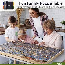Huge jigsaw puzzle store · puzzle of the month club Buy Portable Puzzle Board Storage Table Quality Jigsaw Puzzle Board Lightweight Easy To Store 4 Color Sliding Drawers Plus Puzzle Mat Fun At Your Fingertips Great Gift Fits 1500 Piece