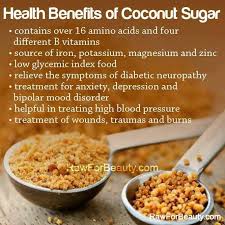 Health Benefits Of Coconut Sugar Raw For Beauty Coconut Health Benefits Food Low Glycemic Index Foods