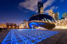 Luftwerk S Luminous Field Lights Up Millennium Park Millennium Park Millenium Park Light Architecture