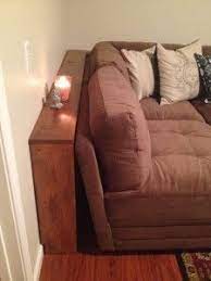 Behind The Couch Sofa Table Like This Idea Instead Of End Tables Sofa Tisch Couch Selber Bauen Zuhause Diy