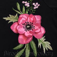 This sun applique design will definitely add some flare to your needle and thread/sewing machine (optional). Wind Flower Applique 3d Machine Embroidery Design Birochka Embroidery