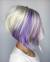 Platinum Blonde With Purple Underneath