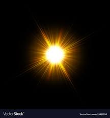 Vector Sunlight Special Lens Flare Light Effect Sun Isolated On Black Background Glow Light Effect Download A Light Flare Light Background Images Lens Flare