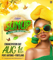 🌞 SUNUP 2025 🌻 The ultimate breakfast party returns this Emancipation Day  — August 1st in Port Antonio, Portland! 🍳🥂