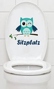Wc Aufkleber Sitzplatz Eule Lustige Geschenke Aufkleber Ausgefallene Geschenke