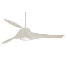 The artemis iv ceiling fan by minka aire fans sports fan blades that seemingly twist to make a groovy statement in any space. Artemis Ceiling Fan By Minka Aire 58 Inch White Fan F803dl Wh