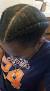 Natural Hair Dutch Braid Two Braids