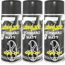 Effektlacke sonderlacke direkt vom hersteller seit 2002. Schwarz Matt 3 X 400ml Lack Spruhdose Spraydose Spray Autolack Schwarzmatt Ebay