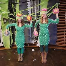 Embrace Your Inner Plant Parent This Halloween With These Green Themed Costumes Whether You Choose Your Favori Cactus Costume Diy Cactus Costume Halloween Diy