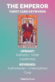 He doesn't show his wounds to others so they stay strong. The Emperor Tarot Card Meaning Major Arcana Tarotluv